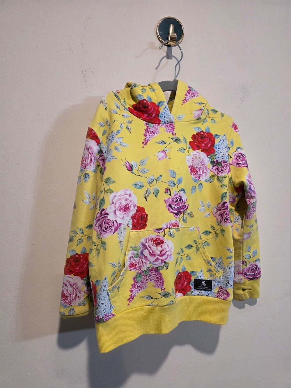 Rock Your Baby Yellow Floral Hoodie Jacket